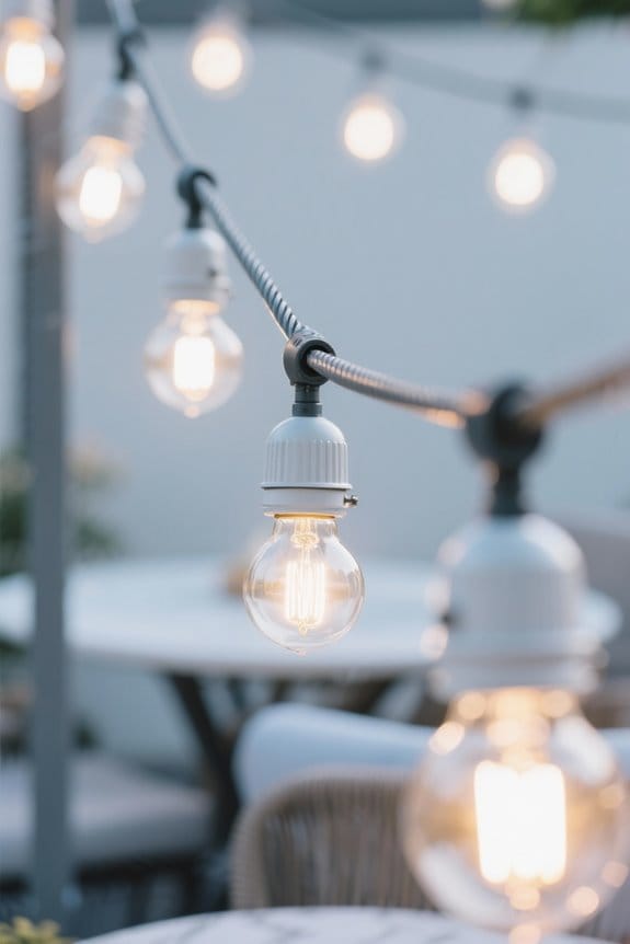 choosing outdoor bistro lights