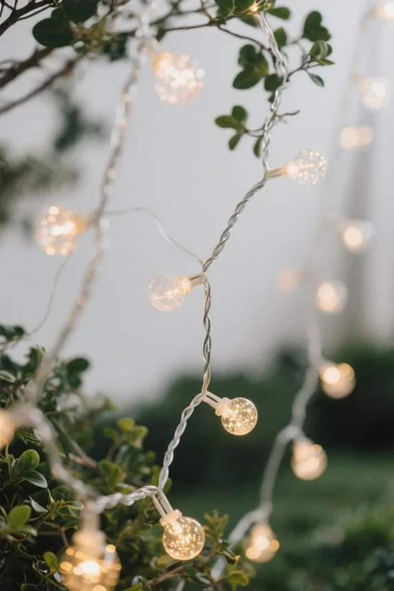 choosing outdoor fairy lights