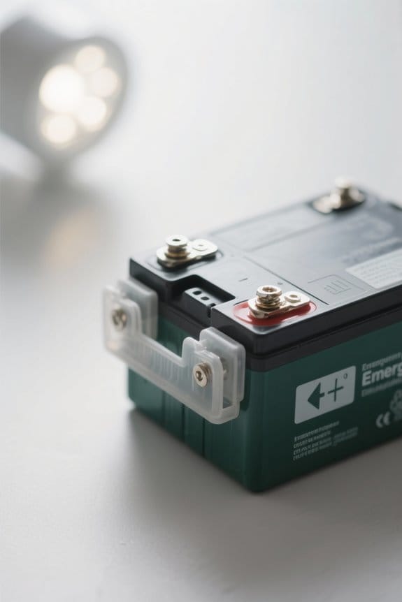 emergency lighting battery considerations