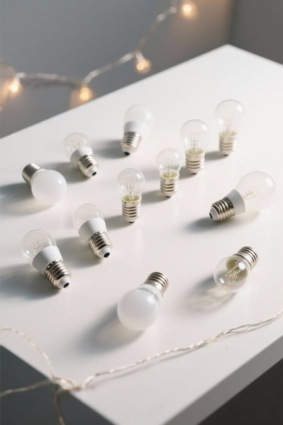 top string light bulbs