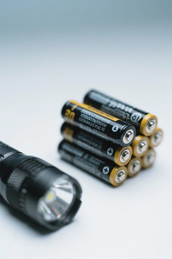 battery selection for flashlights