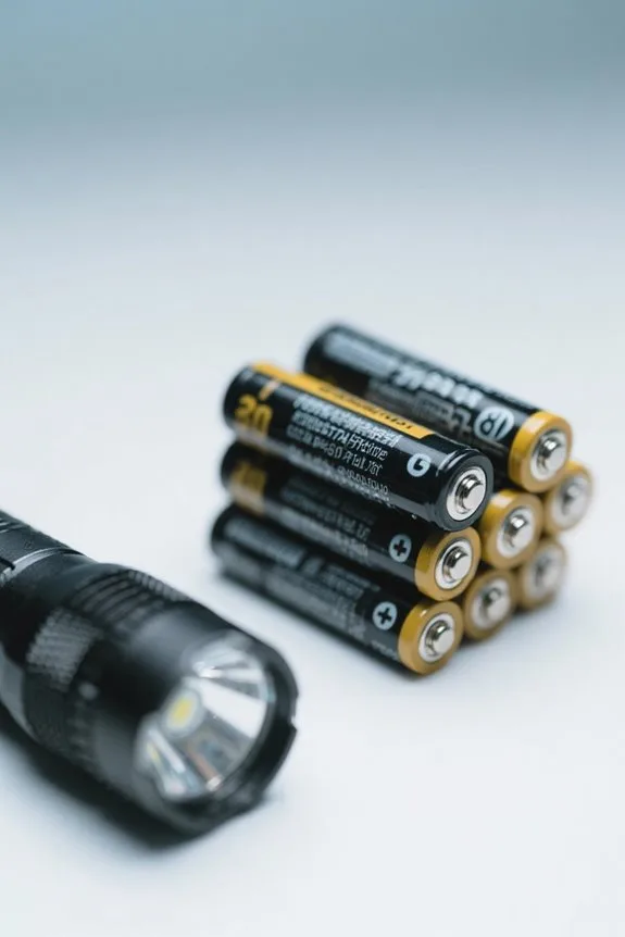 battery selection for flashlights
