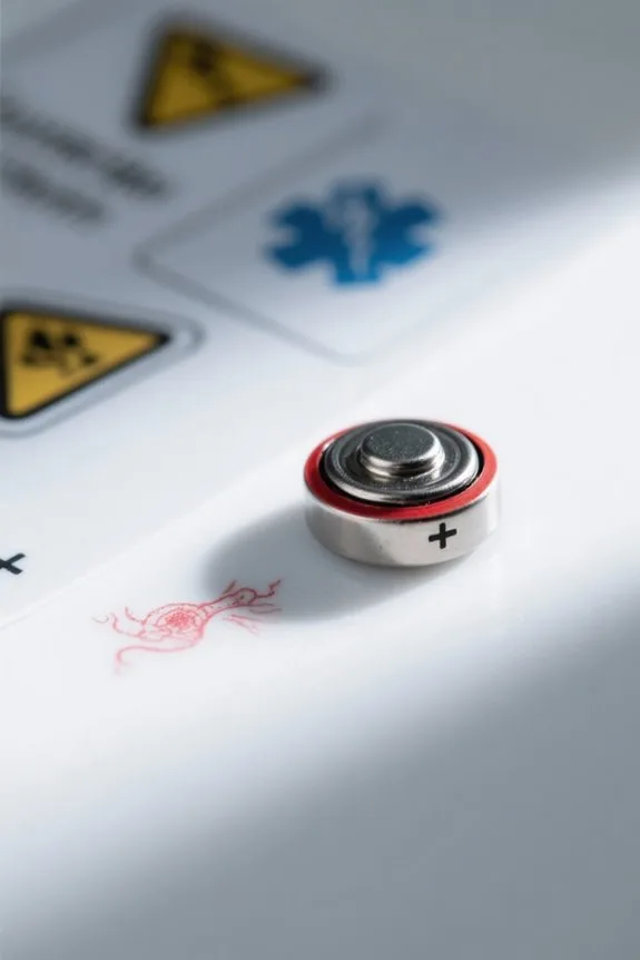 button battery ingestion symptoms