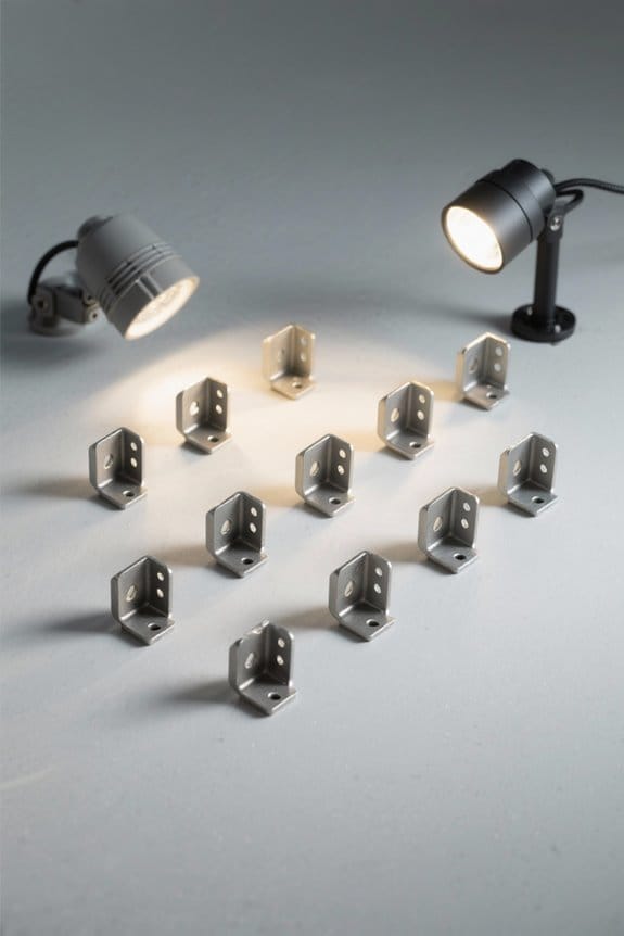 durable weatherproof light brackets