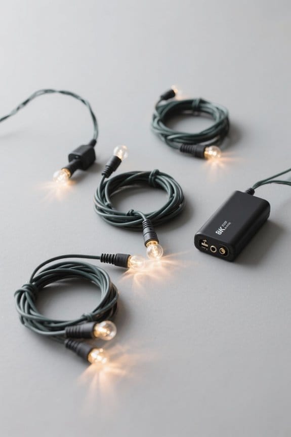 flexible patio string lights