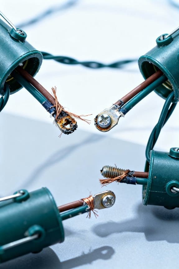 flickering lights indicate hazards