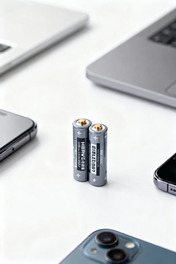 incompatibility with rechargeable batteries