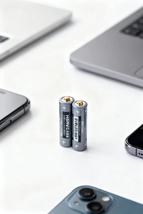 incompatibility with rechargeable batteries