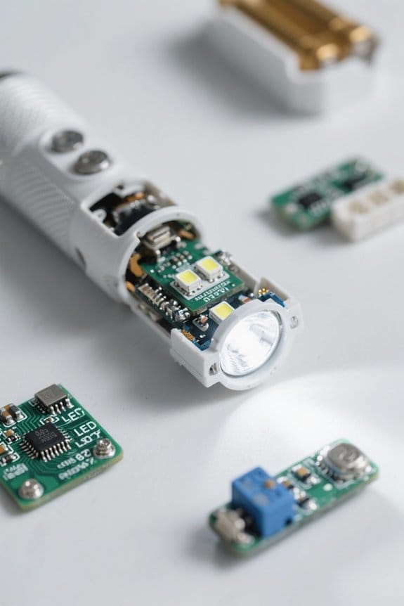led flashlight voltage ranges