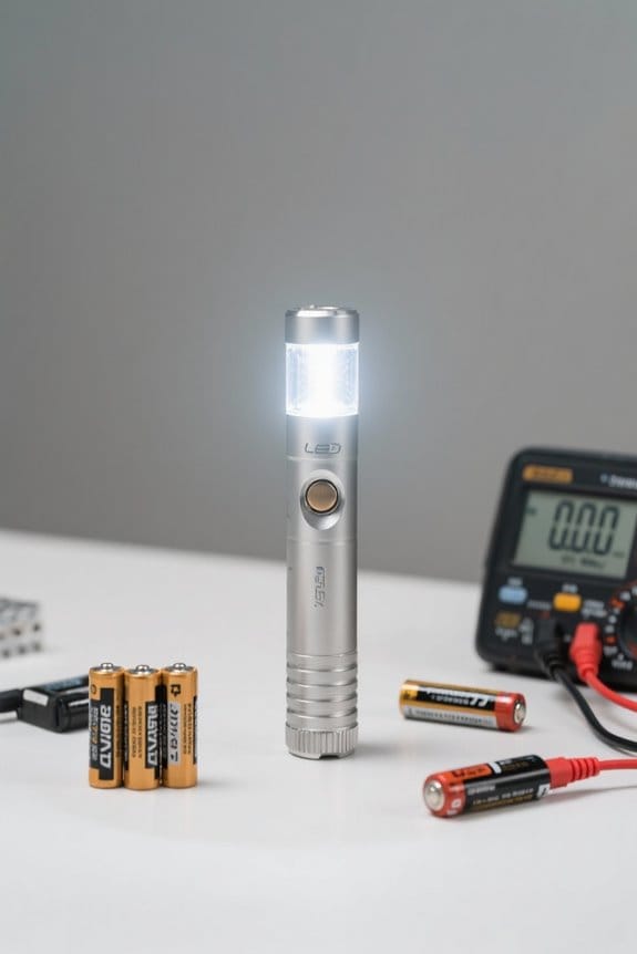 led flashlight voltage requirements