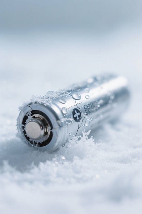low temperatures degrade batteries