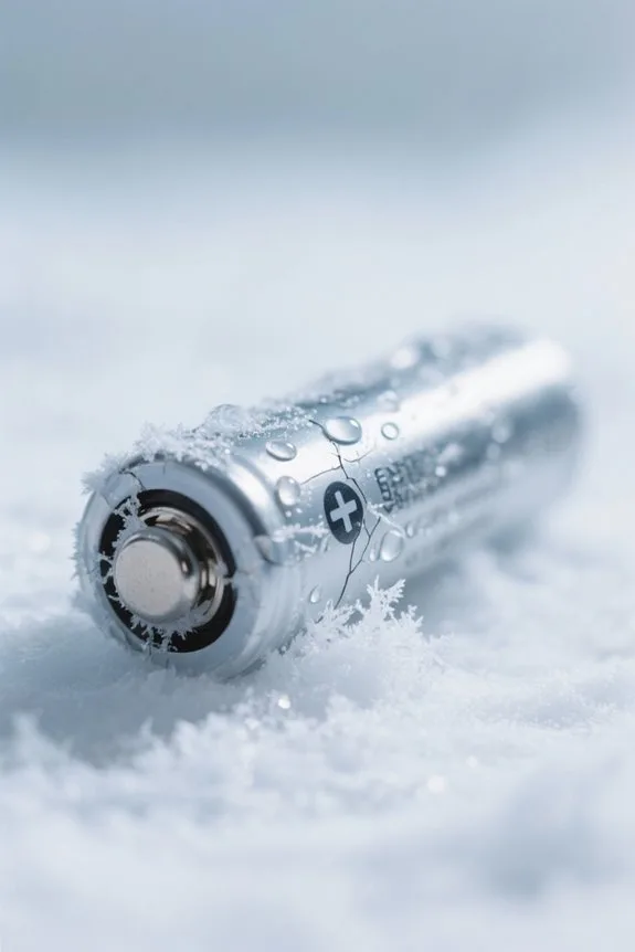 low temperatures degrade batteries