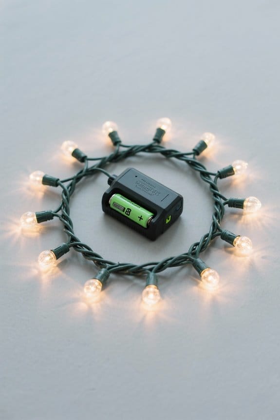 outdoor holiday string lights