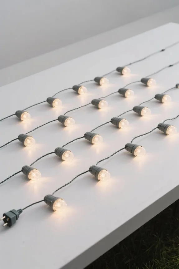 outdoor patio string lights
