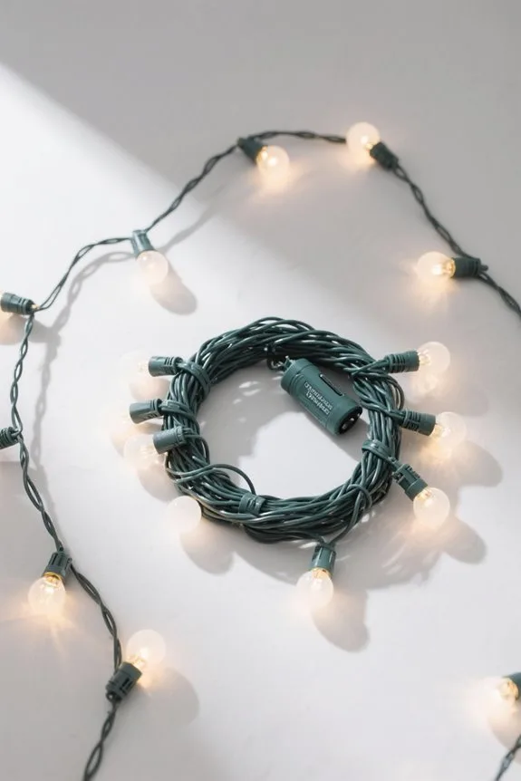 outdoor wedding string lights