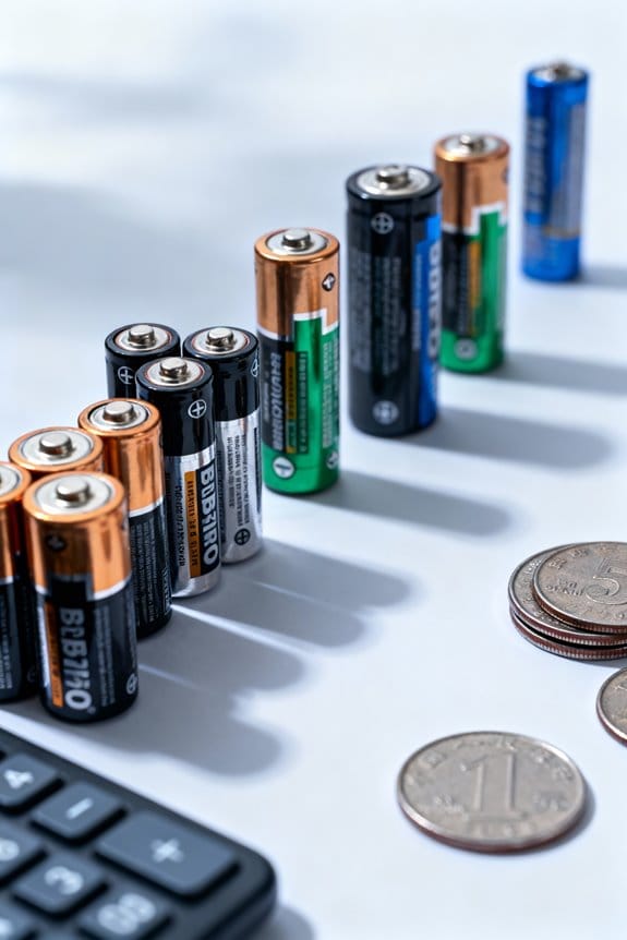 rechargeable batteries save money