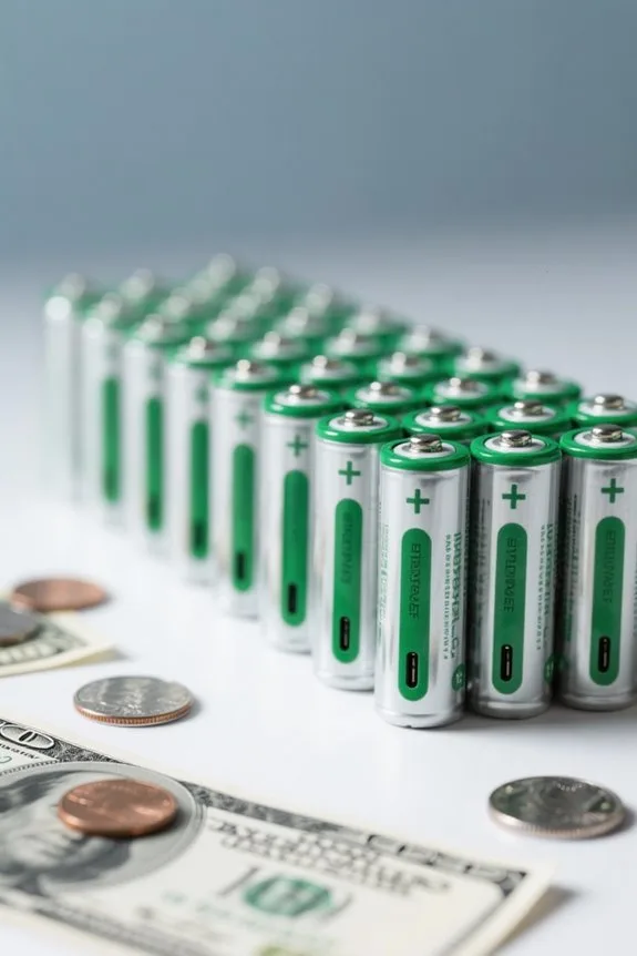 rechargeable batteries save money