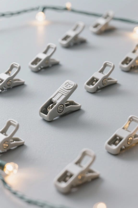 secure and weatherproof clips