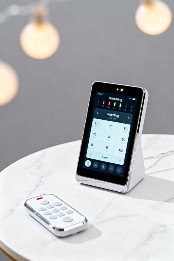 smart lights scheduling options