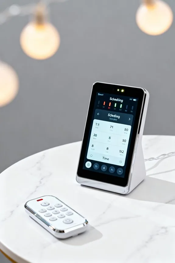 smart lights scheduling options