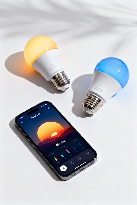 smart lights timing feature