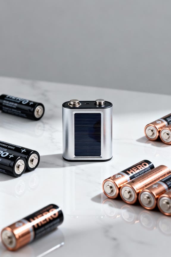 solar lights battery selection