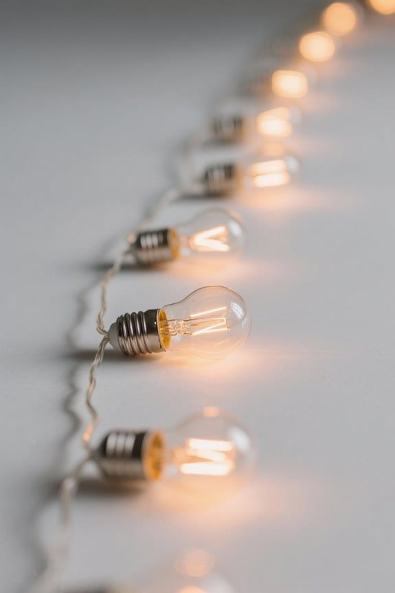 string light arrangement effects