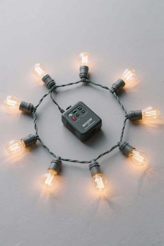 stylish outdoor edison lights
