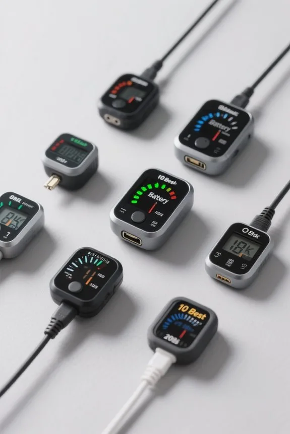 top battery fuel gauges