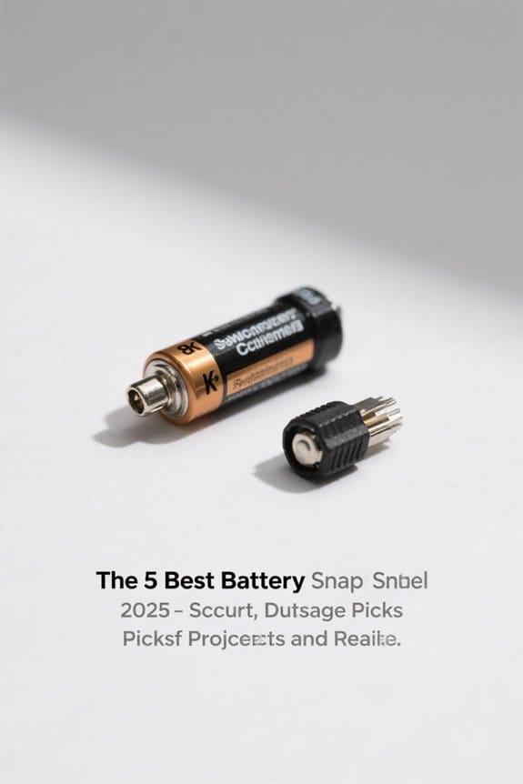 top battery snap connectors
