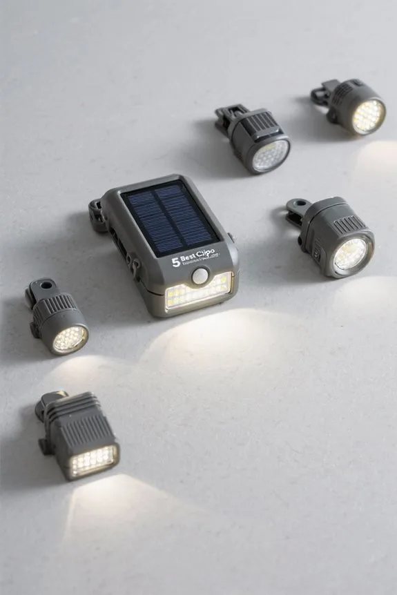 top clip on solar lights