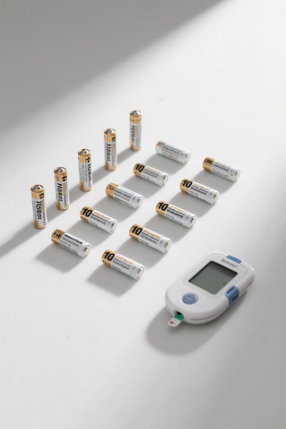 top glucose meter batteries
