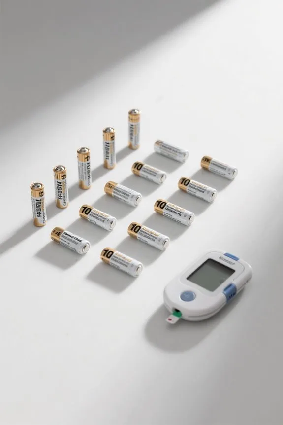 top glucose meter batteries