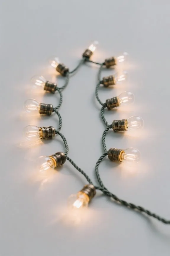 vintage outdoor string lights