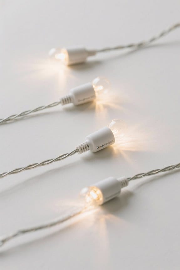 voice controlled string lights