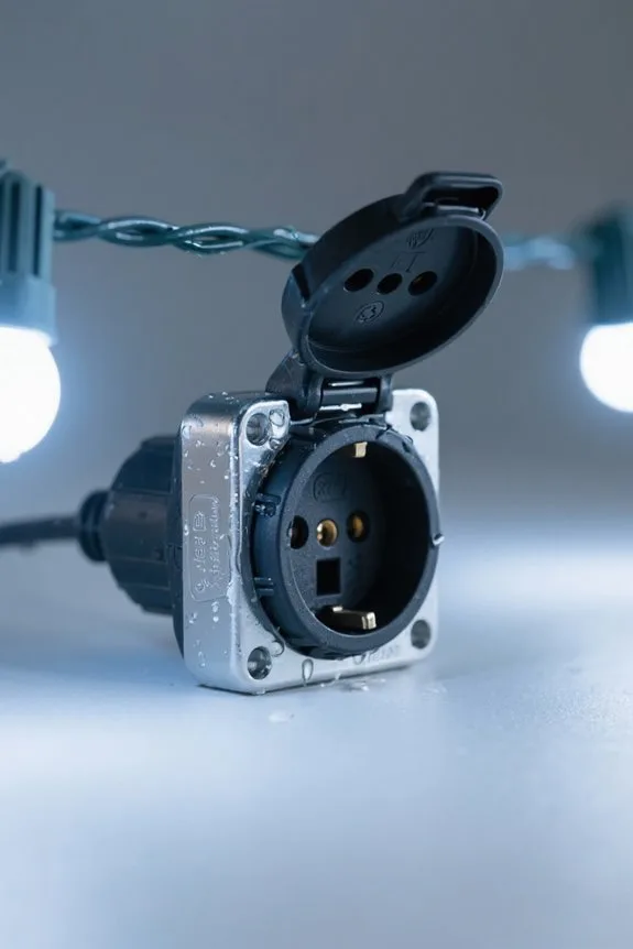 weather resistant outdoor electrical sockets
