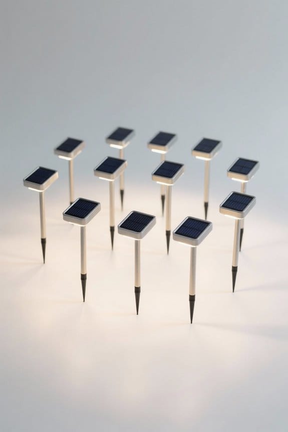 wire free outdoor solar lighting