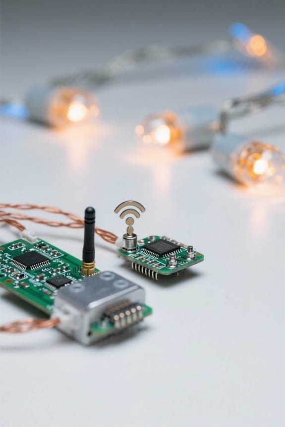 wireless control of lighting